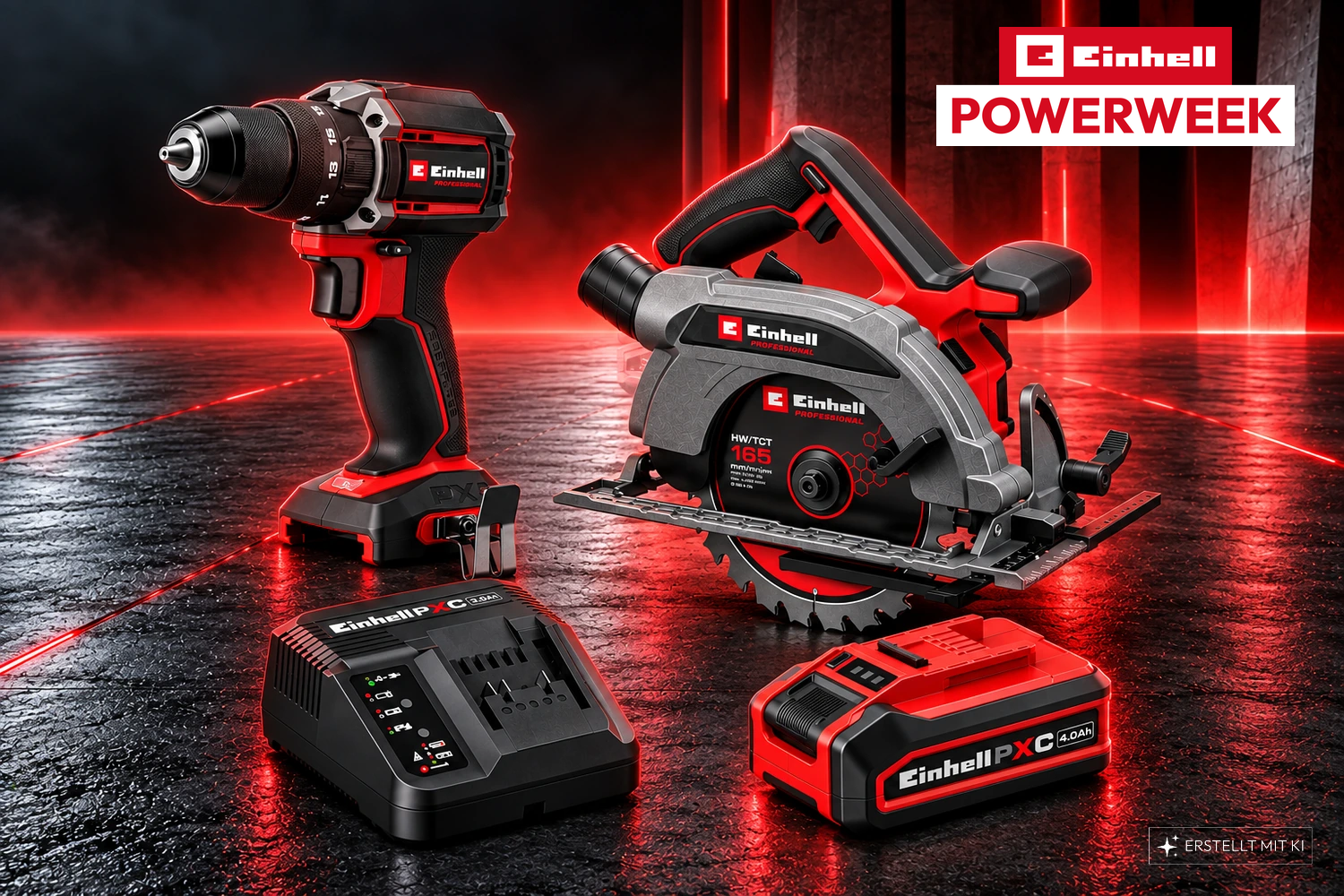 EINHELL POWERWEEK bei GOTOOLS: 40 Einhell Bundles mit 4,0 Ah PLUS Starter Kit zum Aktionspreis